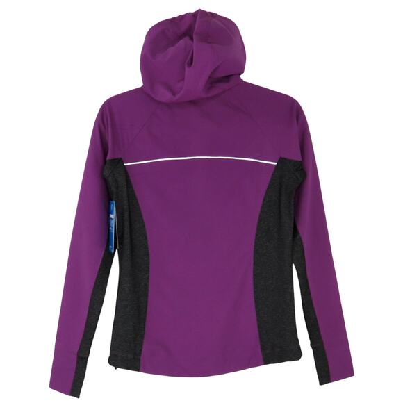 Eastern Mountain Sports Active Hybrid Purple Wind Jacket Winter Coat XS - Picture 2 of 6